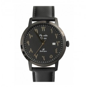 Alexandre Christie AC 1024 Full Black Leather Man MDLIPBA